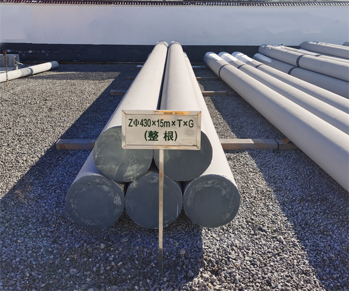 随州430×15米×T×G终端电线杆